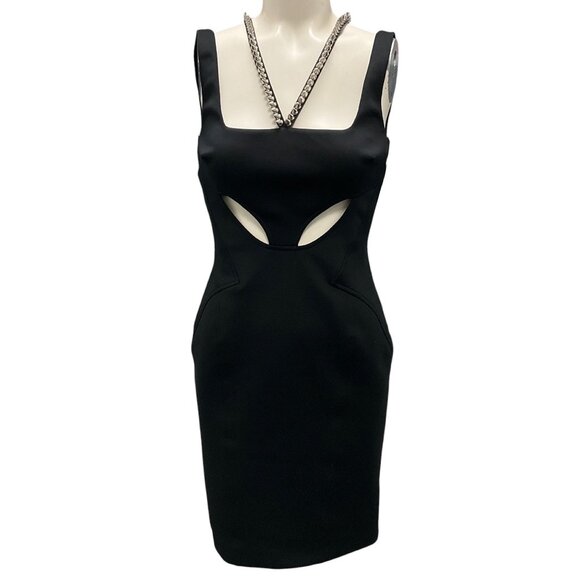 Philipp Plein Black / Silver 2019 Studded Mini Cocktail Dress